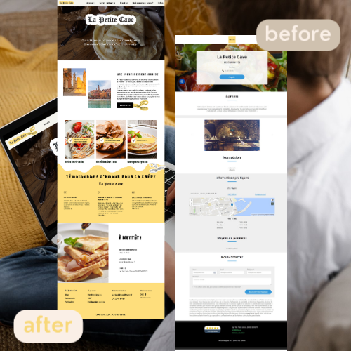 Photo projet web design
